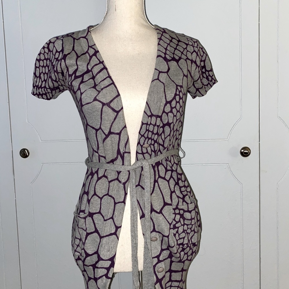 Cute animal print cardigan